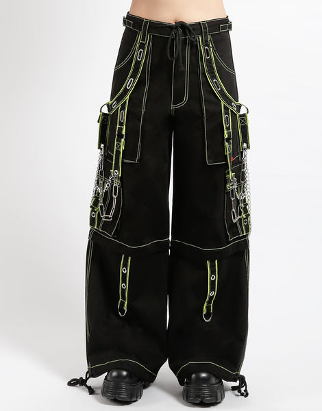TRIPP NYC - CHAIN AND GROMMET PANT LIME STITCH