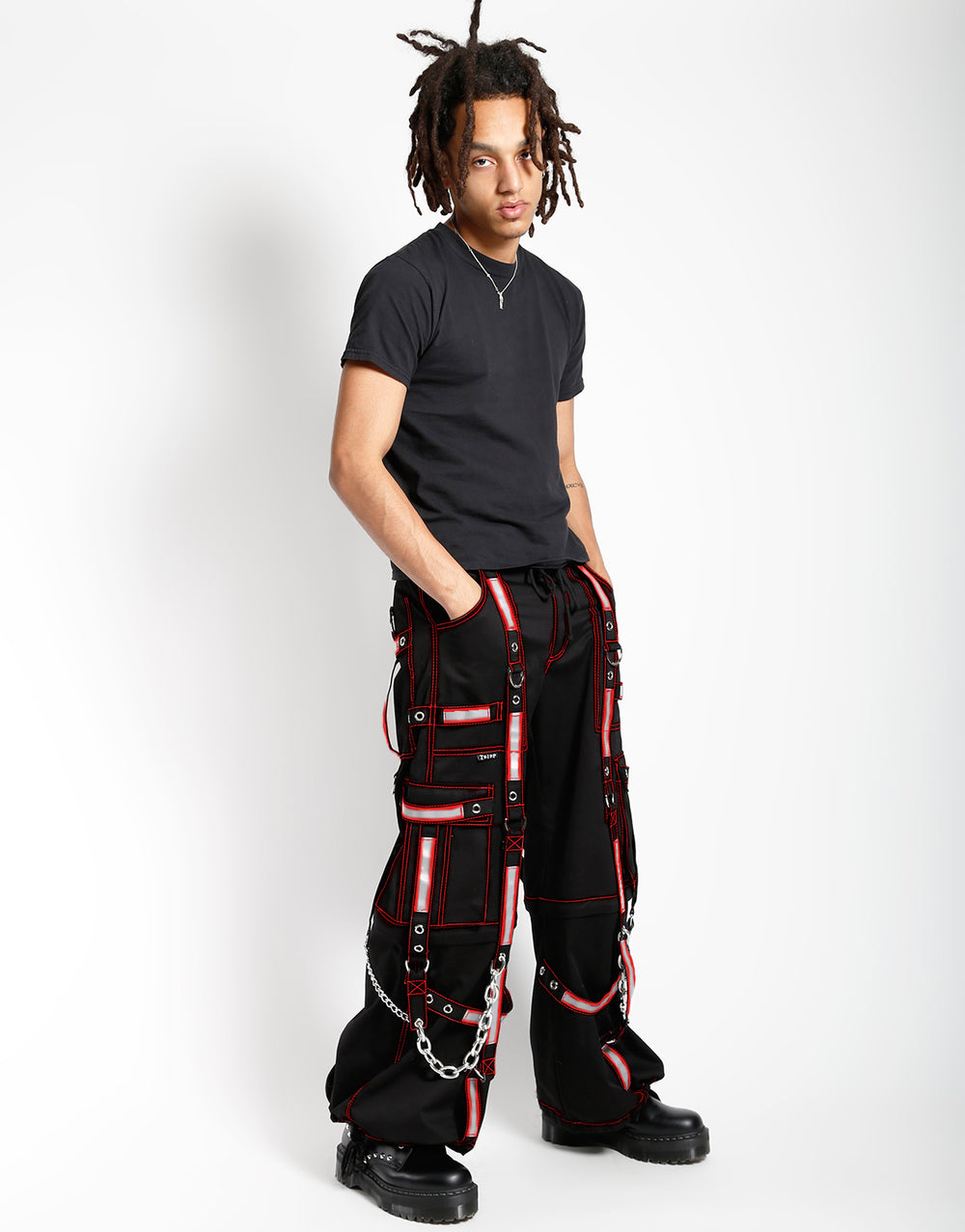 【TRIPP NYC】REFLECTOR DARK STREET PANT TRIPP NYC - REFLECTOR DARKSTREET PANT RED