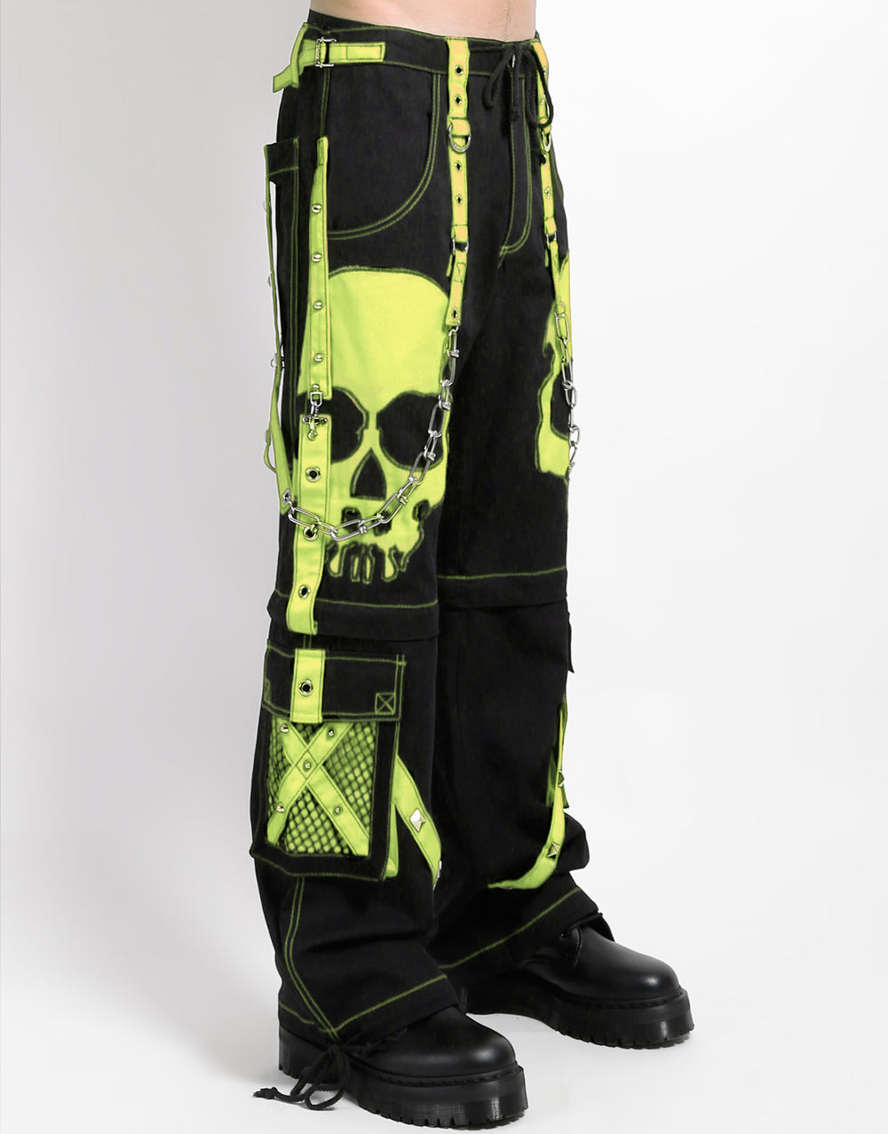 SCARE DARK STREET PANT LIME