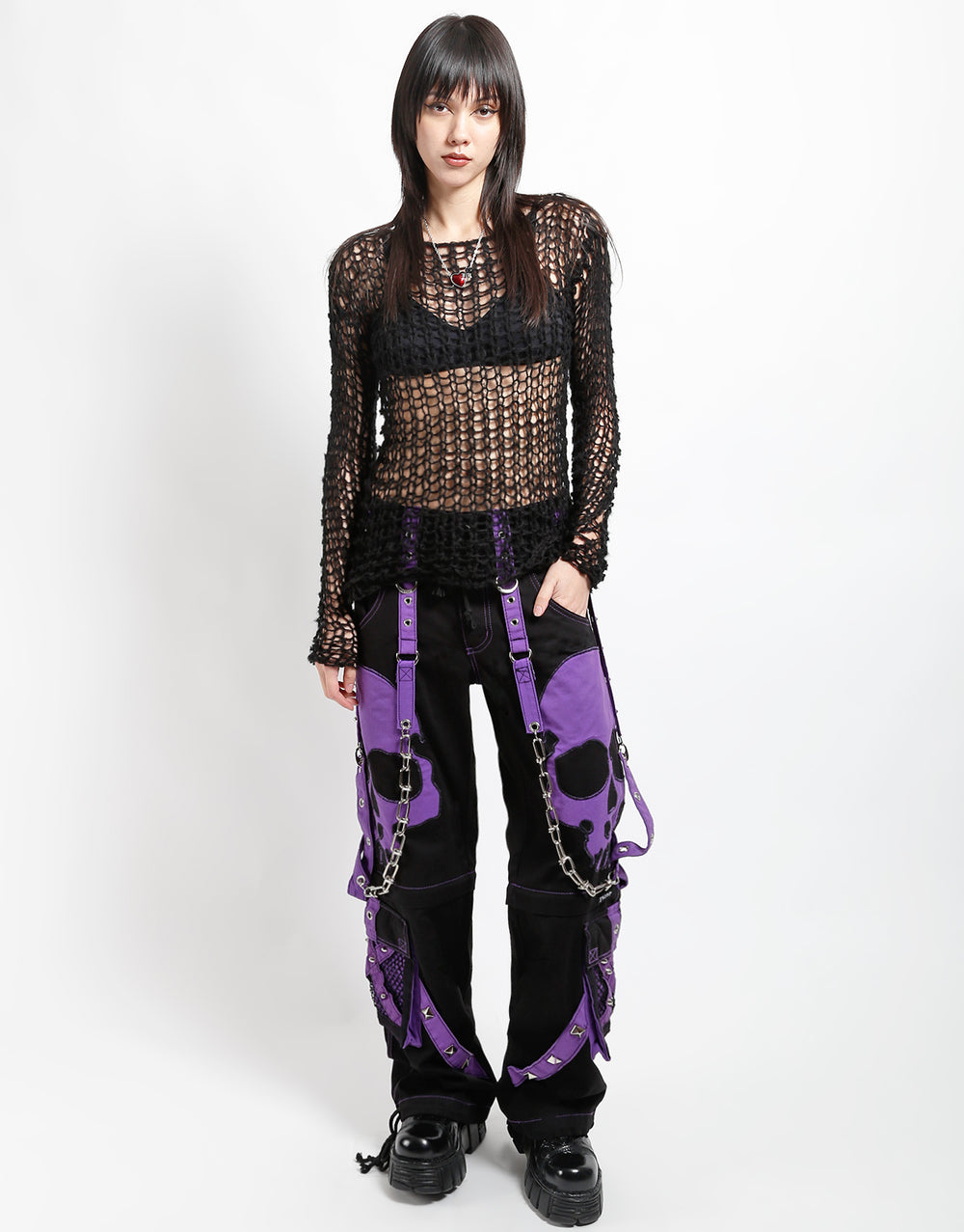 SCARE DARK STREET PANT PURPLE