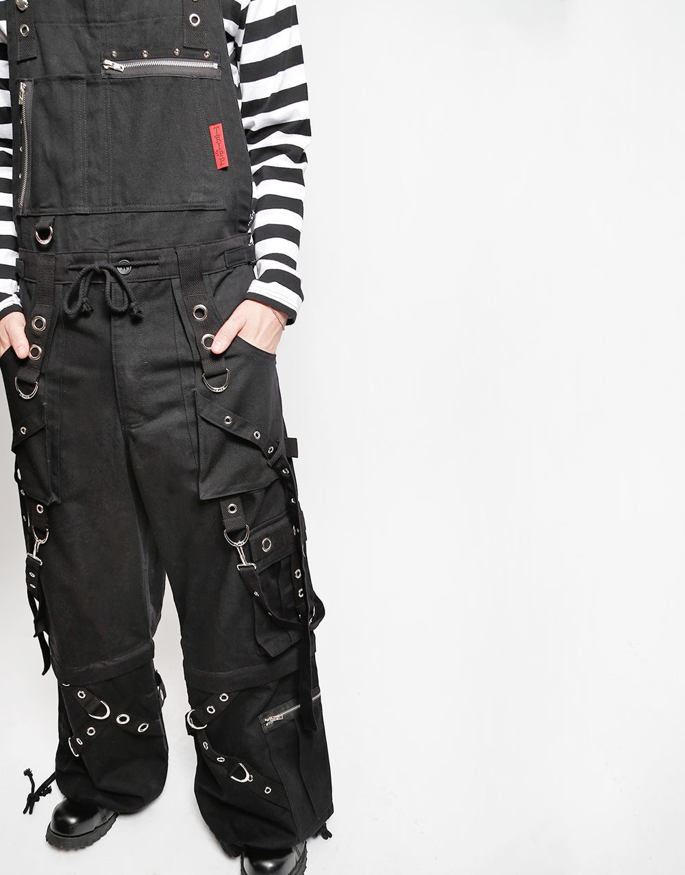 DOUBLE EYELET ZIP OFF OVERALL