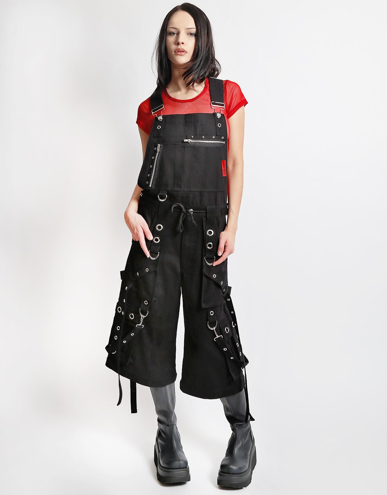 DOUBLE EYELET ZIP OFF OVERALL