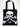 BIG WHITE SKULL LOGO TOTE