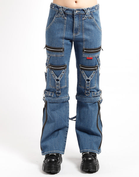 ZIP TO ZIP PANT LIGHT BLUE DENIM – TRIPP NYC