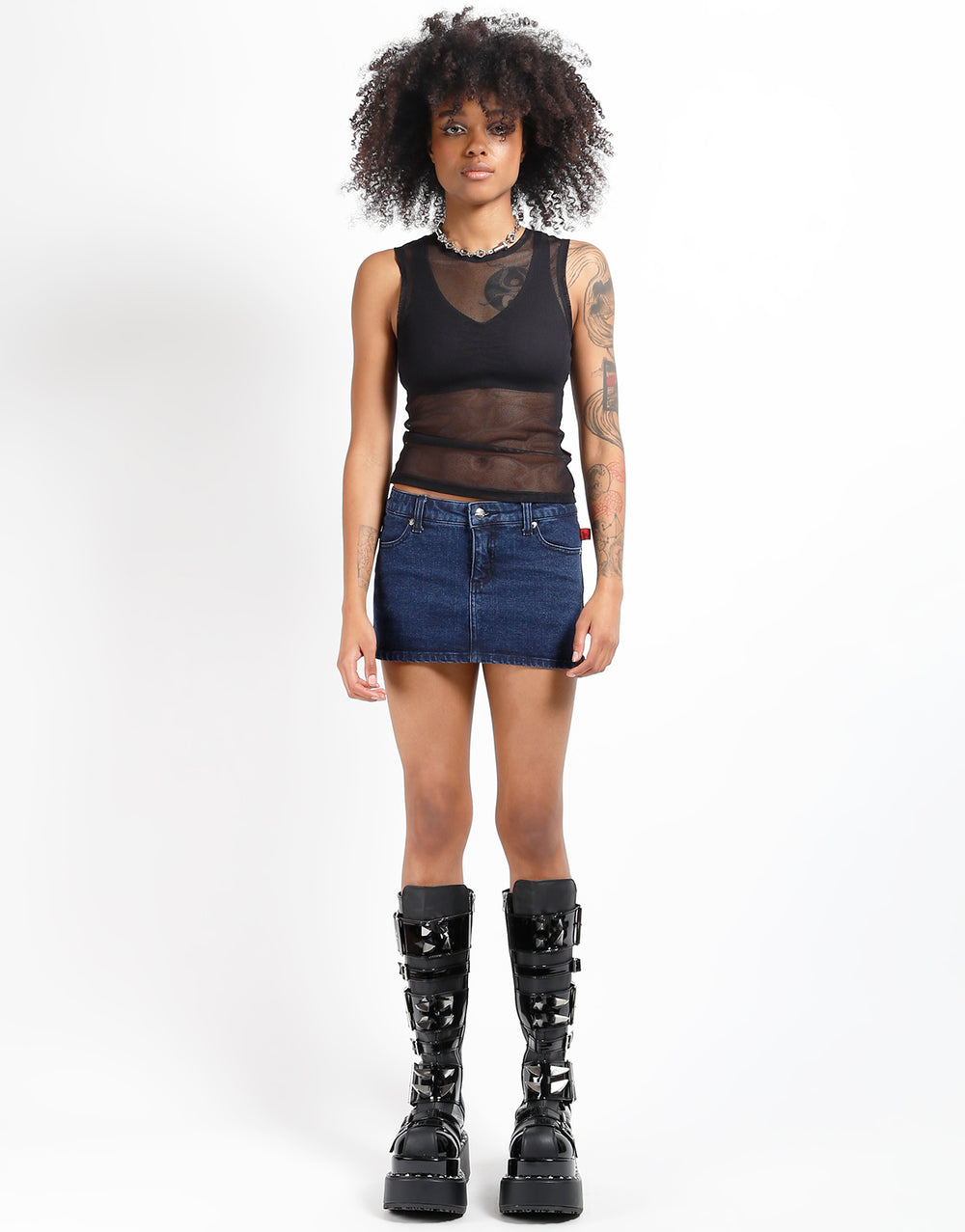 Hoermanseder x About You Skirt 'Guya' in Blue Denim | ABOUT YOU