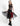 TUTU RIBBON TULLE SKIRT BLK/RED