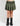 CURVE PEACE PLEATED SKIRT ARMY