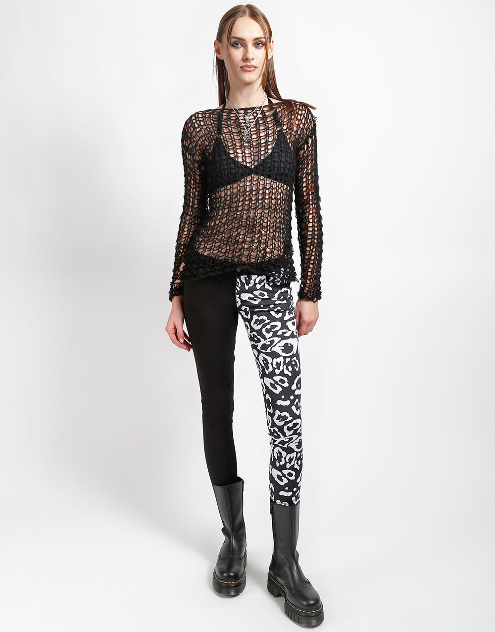 SPLIT PERSONALITY JEAN ULTRA LEOPARD