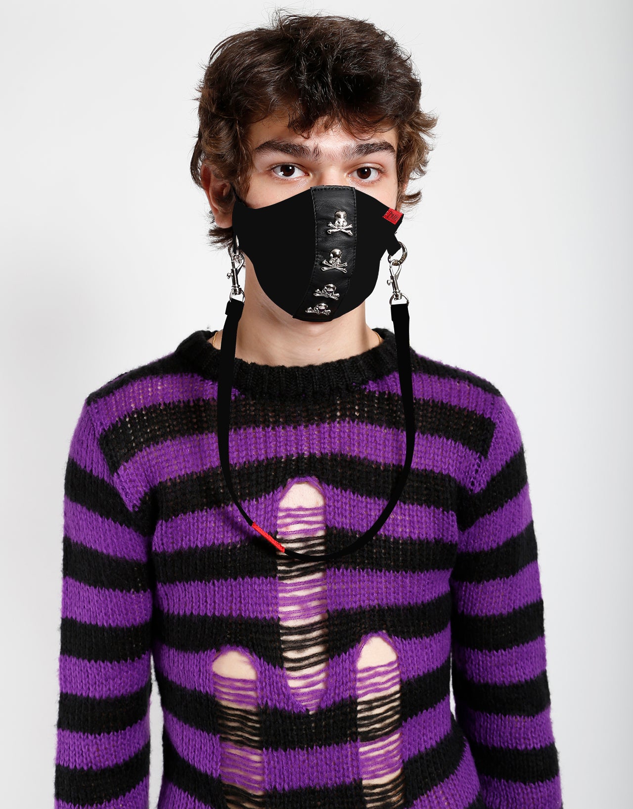 SKULL STUD FACE COVER