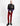 ROCKER JEAN MEDIUM BLK RED STRIPE