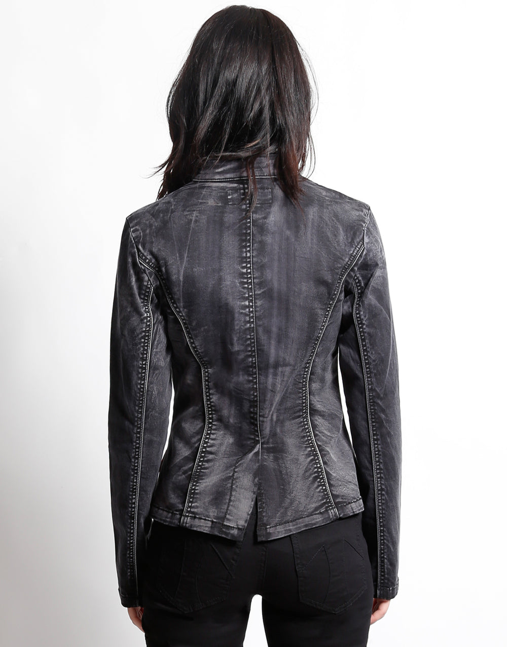 PEACE JACKET BLACK WASH