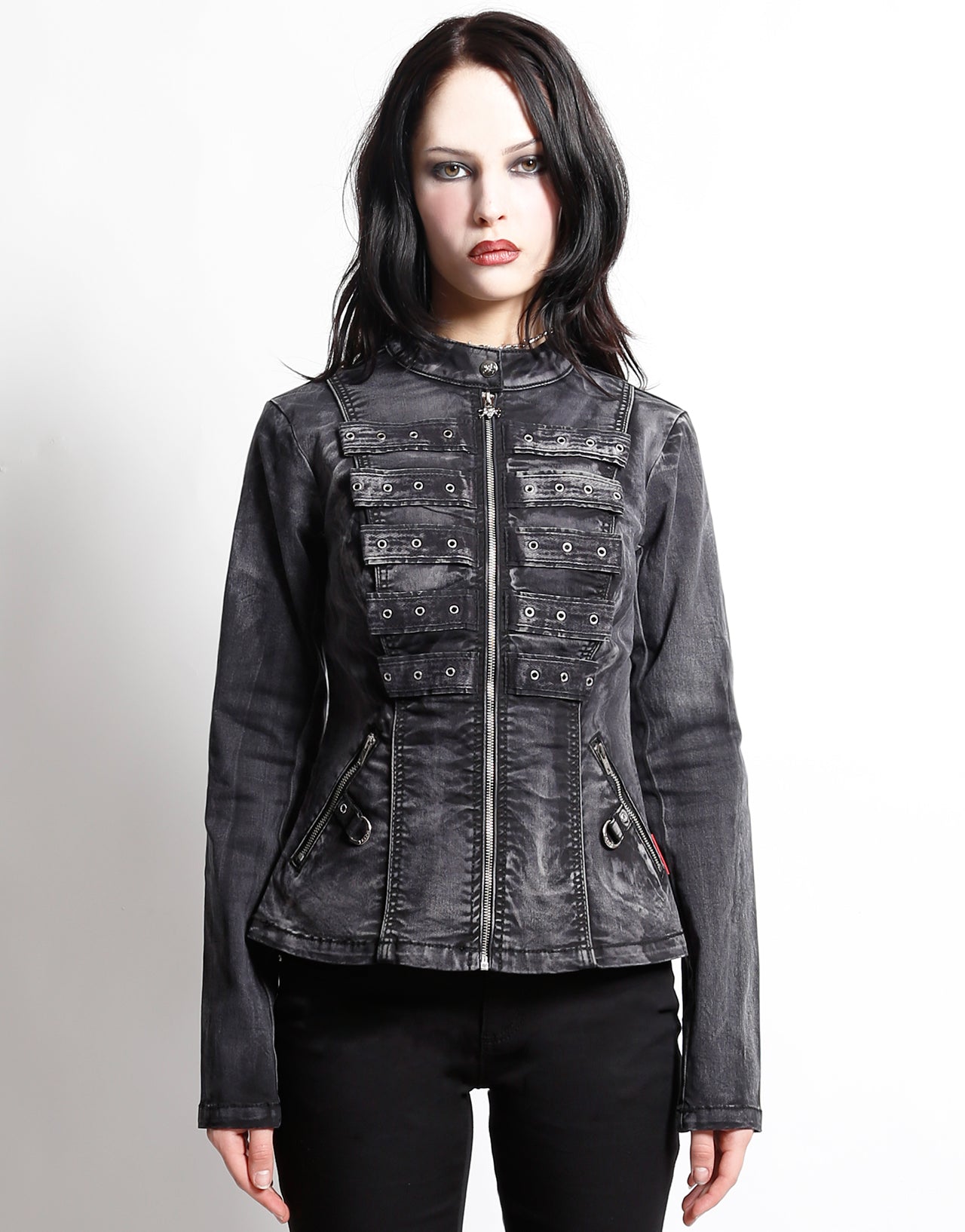 PEACE JACKET BLACK WASH