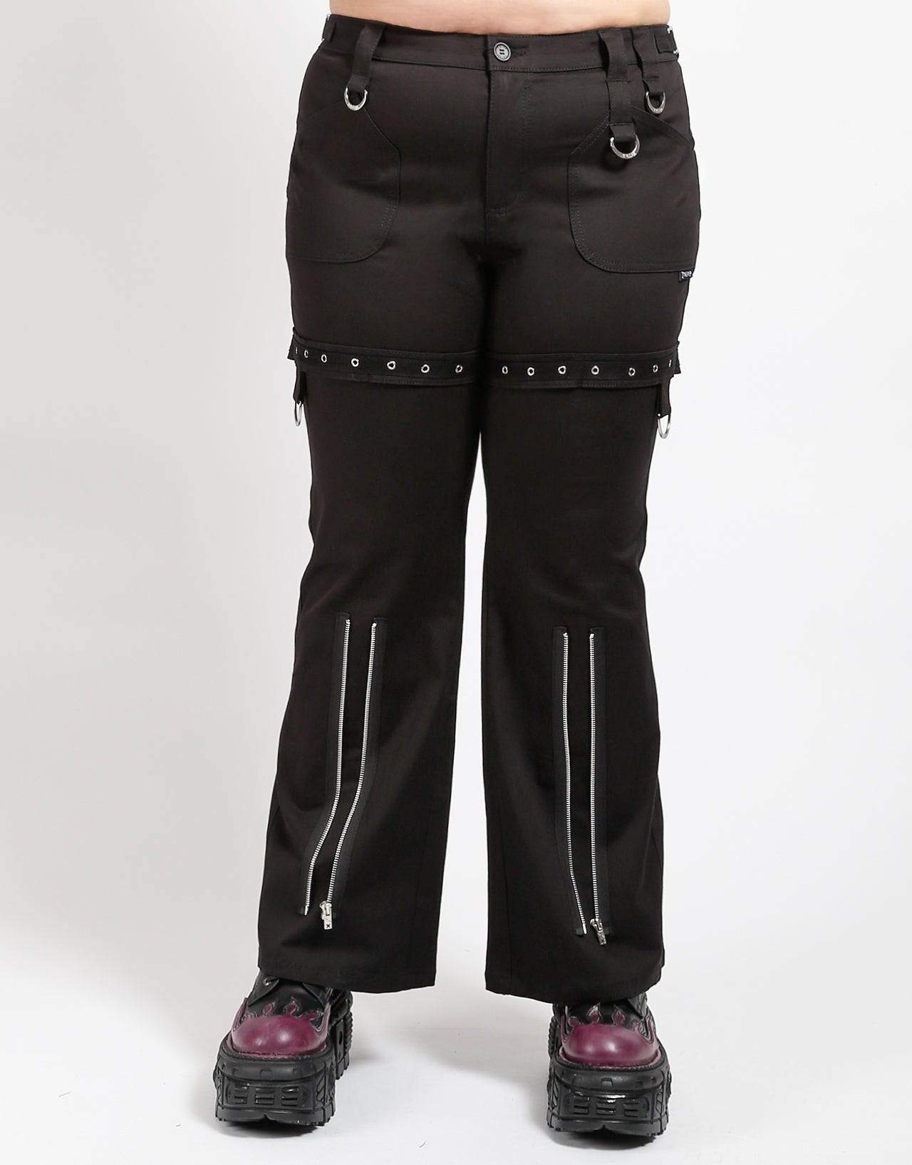 ★GLOWNY ★SOPHIE'S EYELET PANTS SOPHIE'S EYELET PANTS (BLACK) - GLOWNY