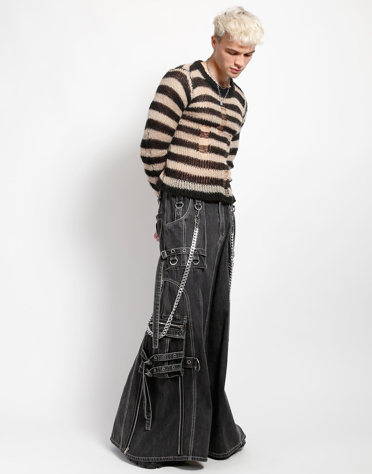 STRENGTH SKIRT BLACK DENIM – TRIPP NYC