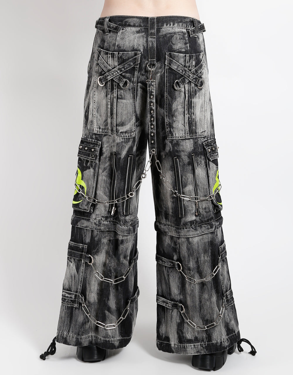 BIOHAZARD BLACK DENIM STORM WASH PANT