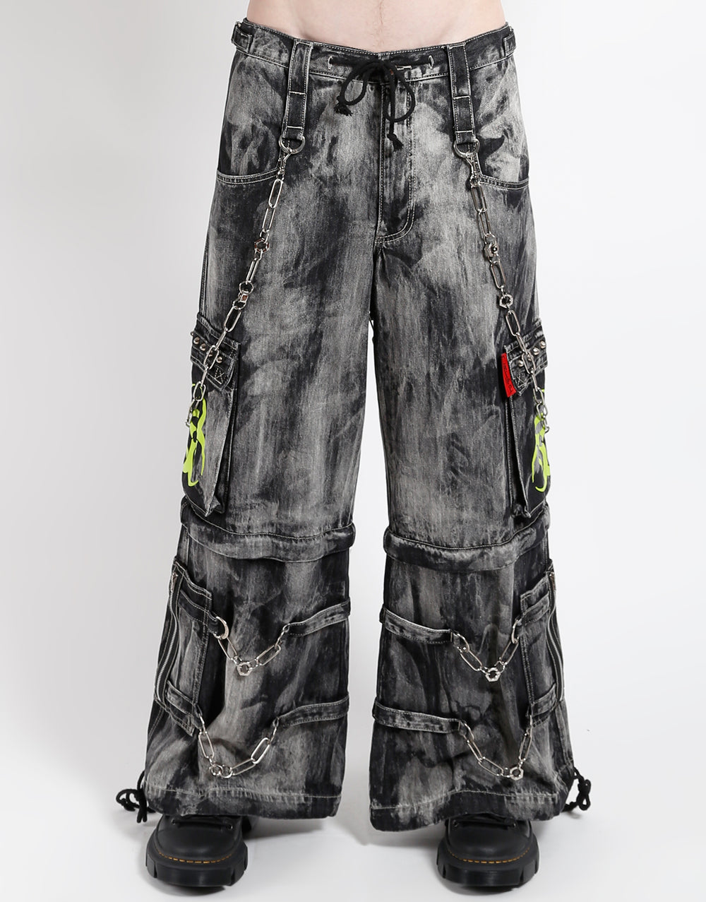 BIOHAZARD BLACK DENIM STORM WASH PANT