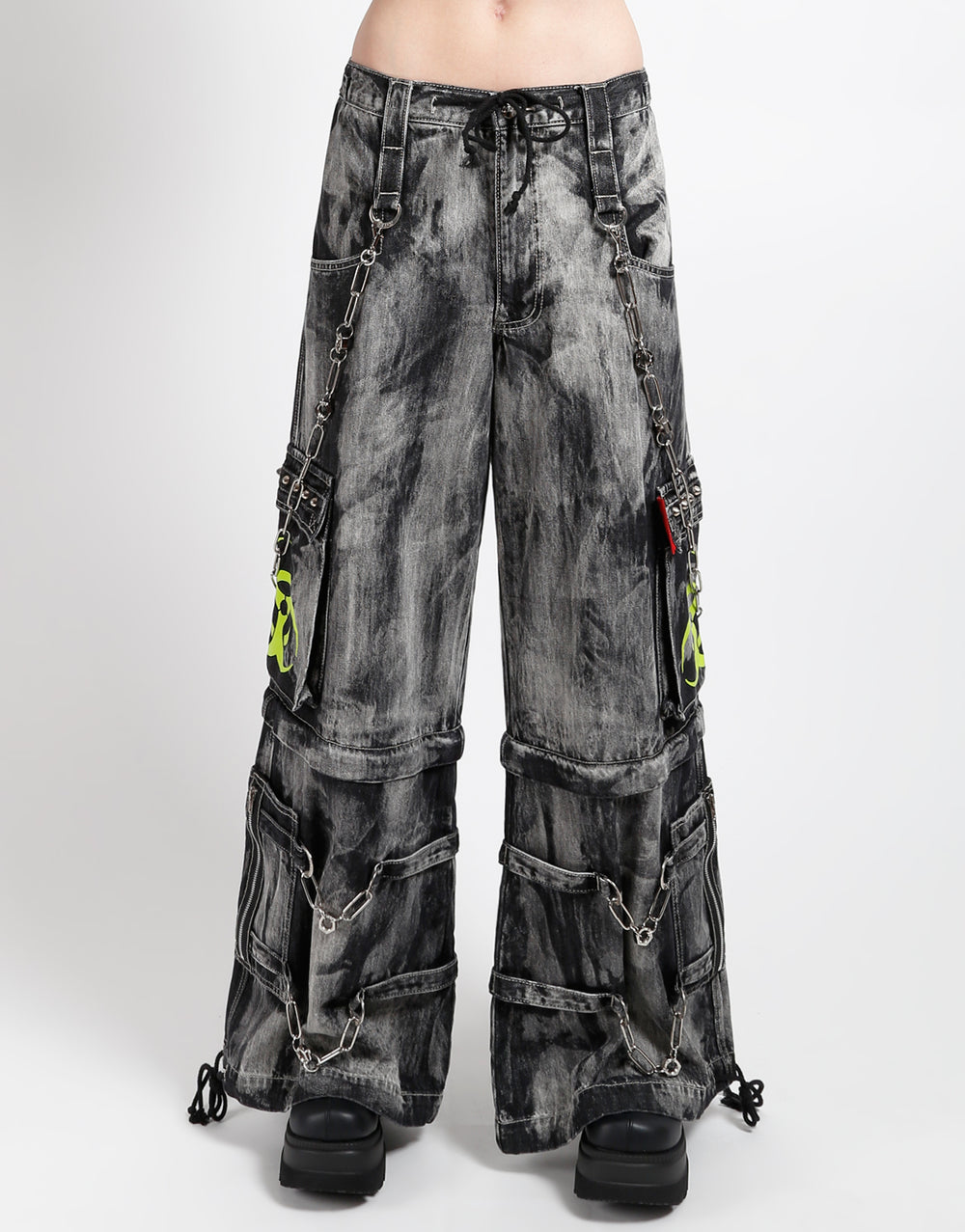 BIOHAZARD BLACK DENIM STORM WASH PANT