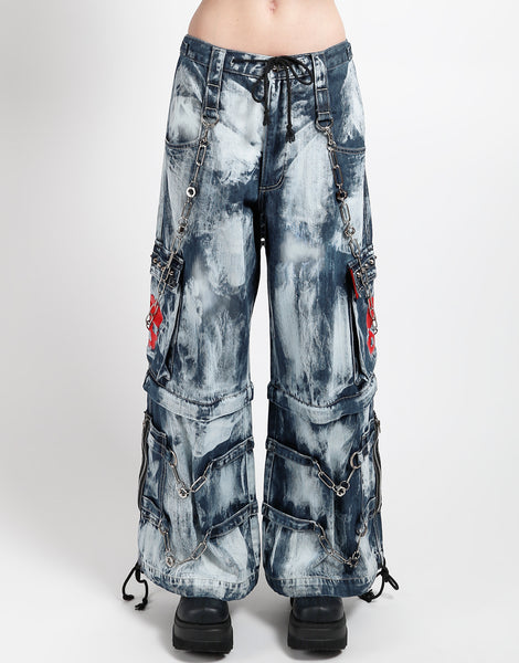 SKULL INDIGO DENIM STORM WASH PANT – TRIPP NYC