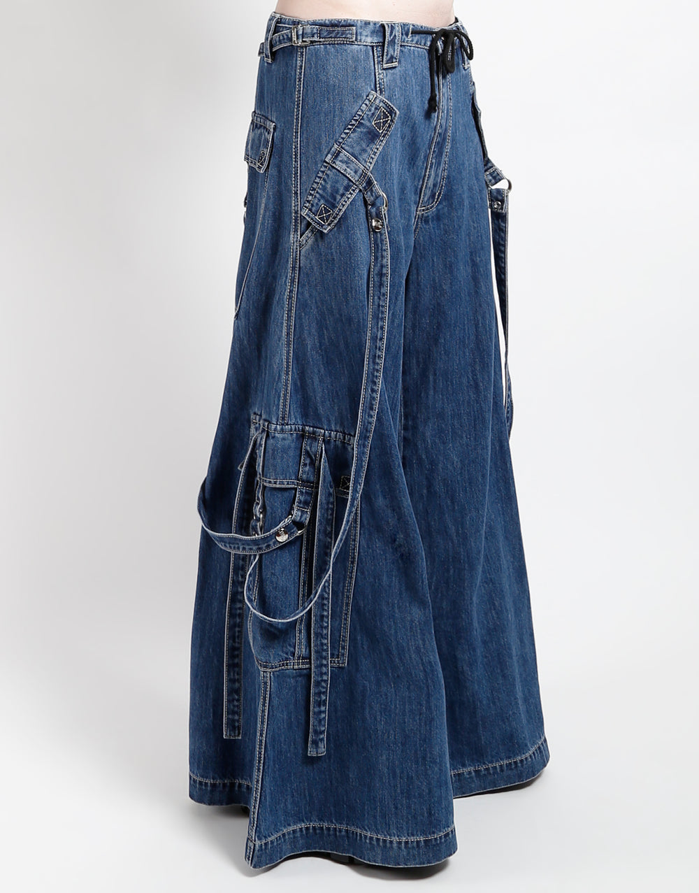 BOOSTER STRAP PANT INDIGO DENIM