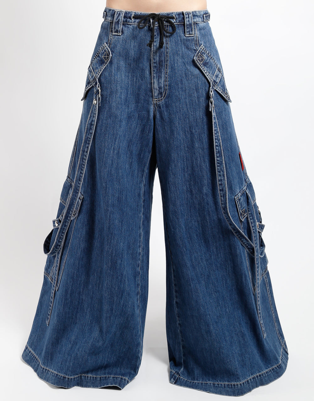 BOOSTER STRAP PANT INDIGO DENIM