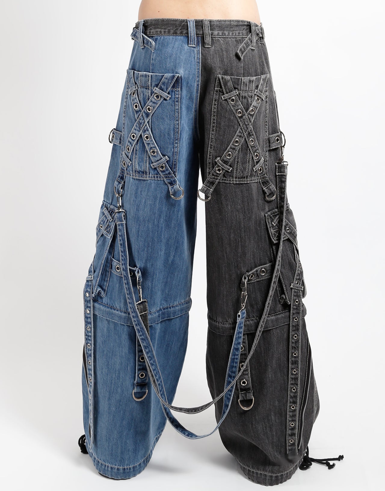 X-STRAP PANT SPLIT DENIM – TRIPP NYC