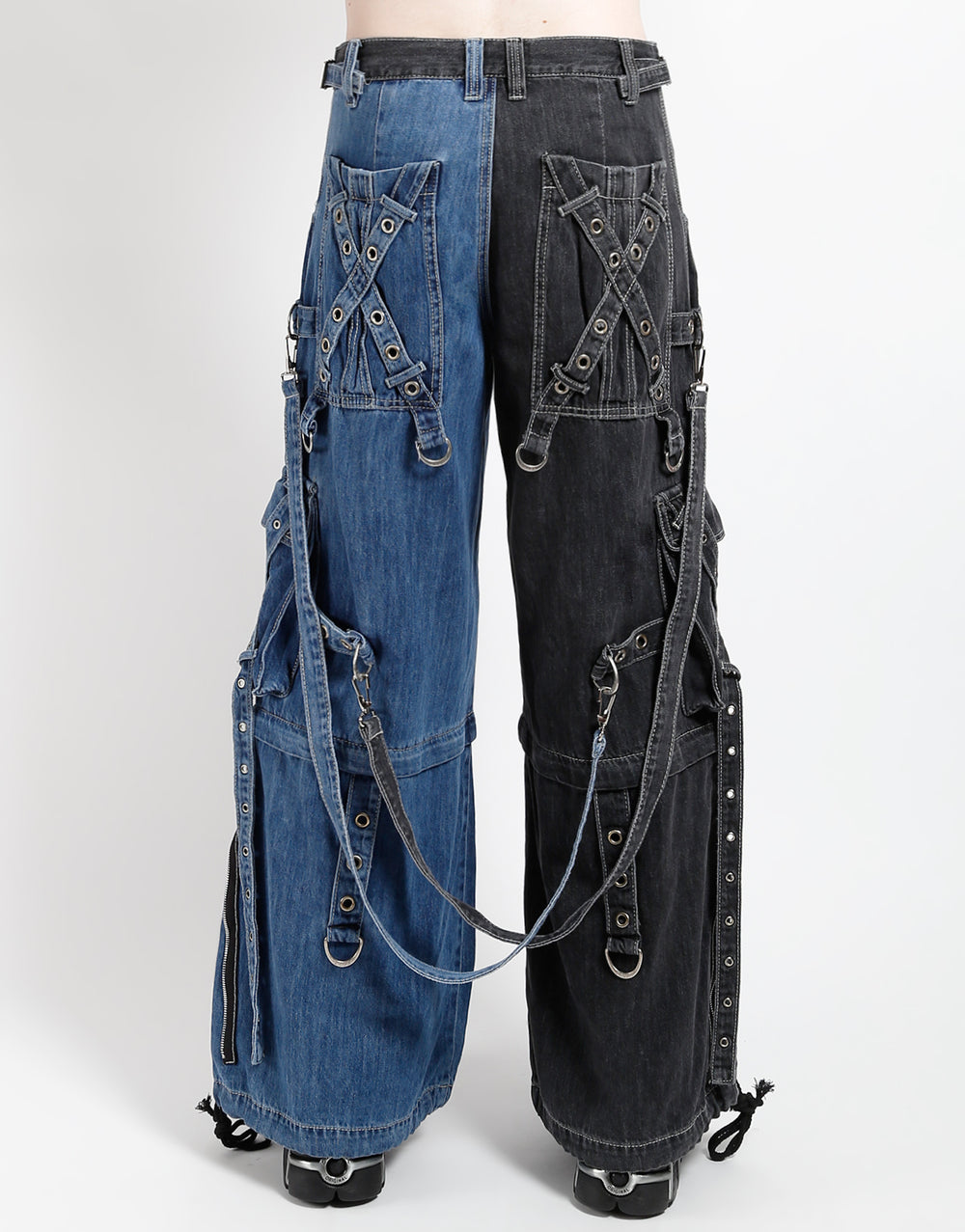 X-STRAP PANT SPLIT DENIM