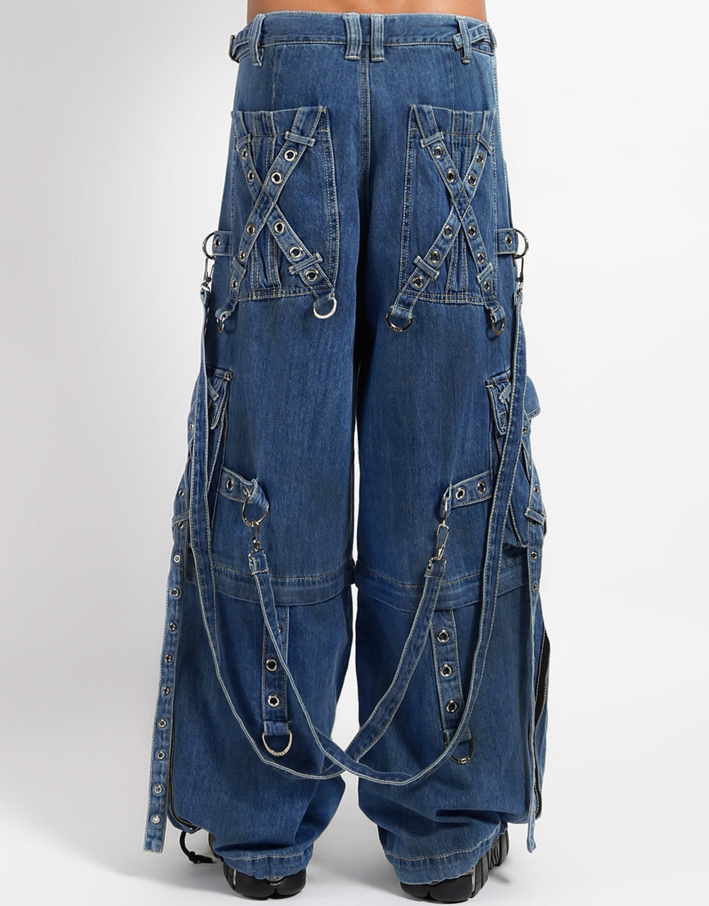 X-STRAP PANT BLUE DENIM