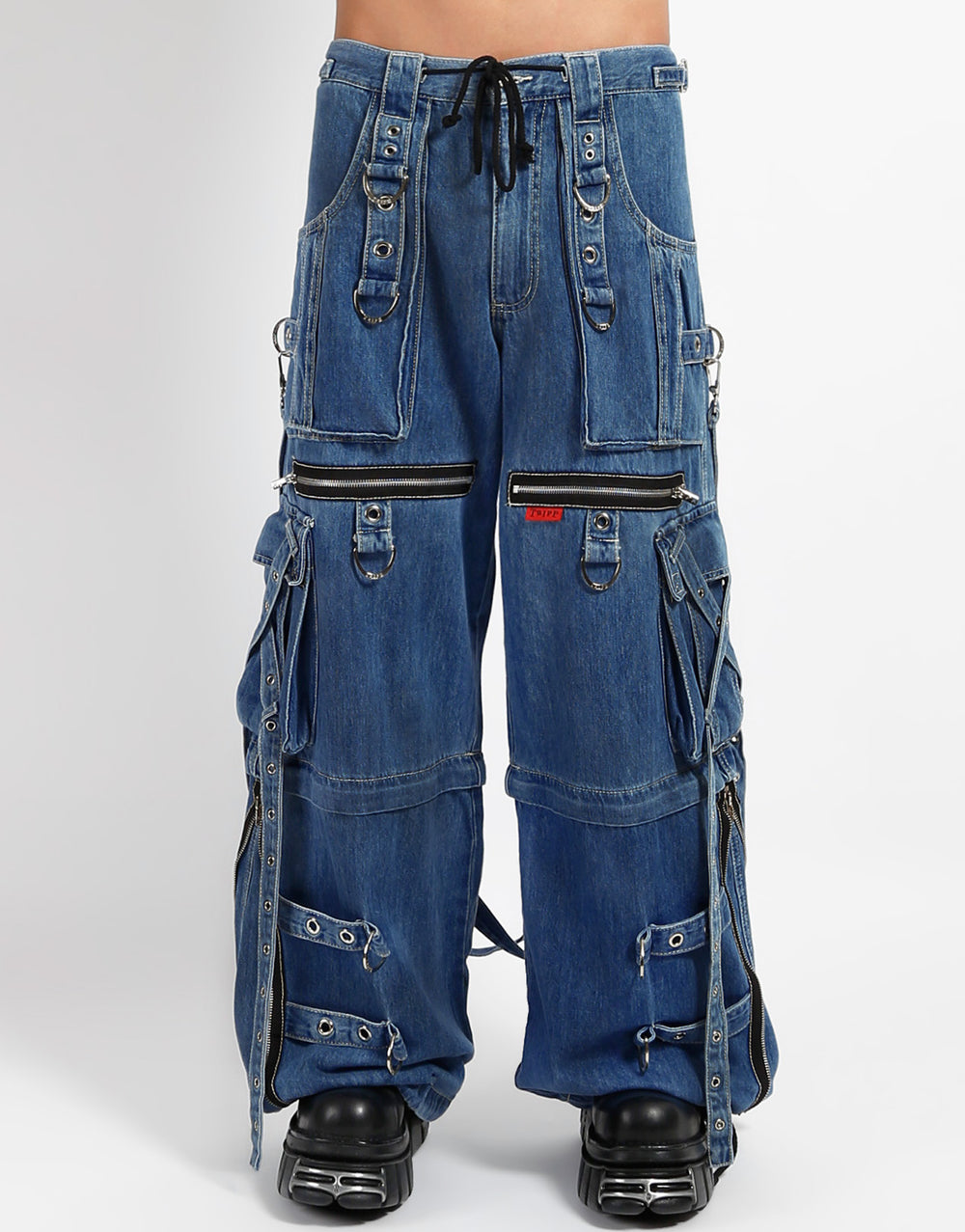 X-STRAP PANT BLUE DENIM