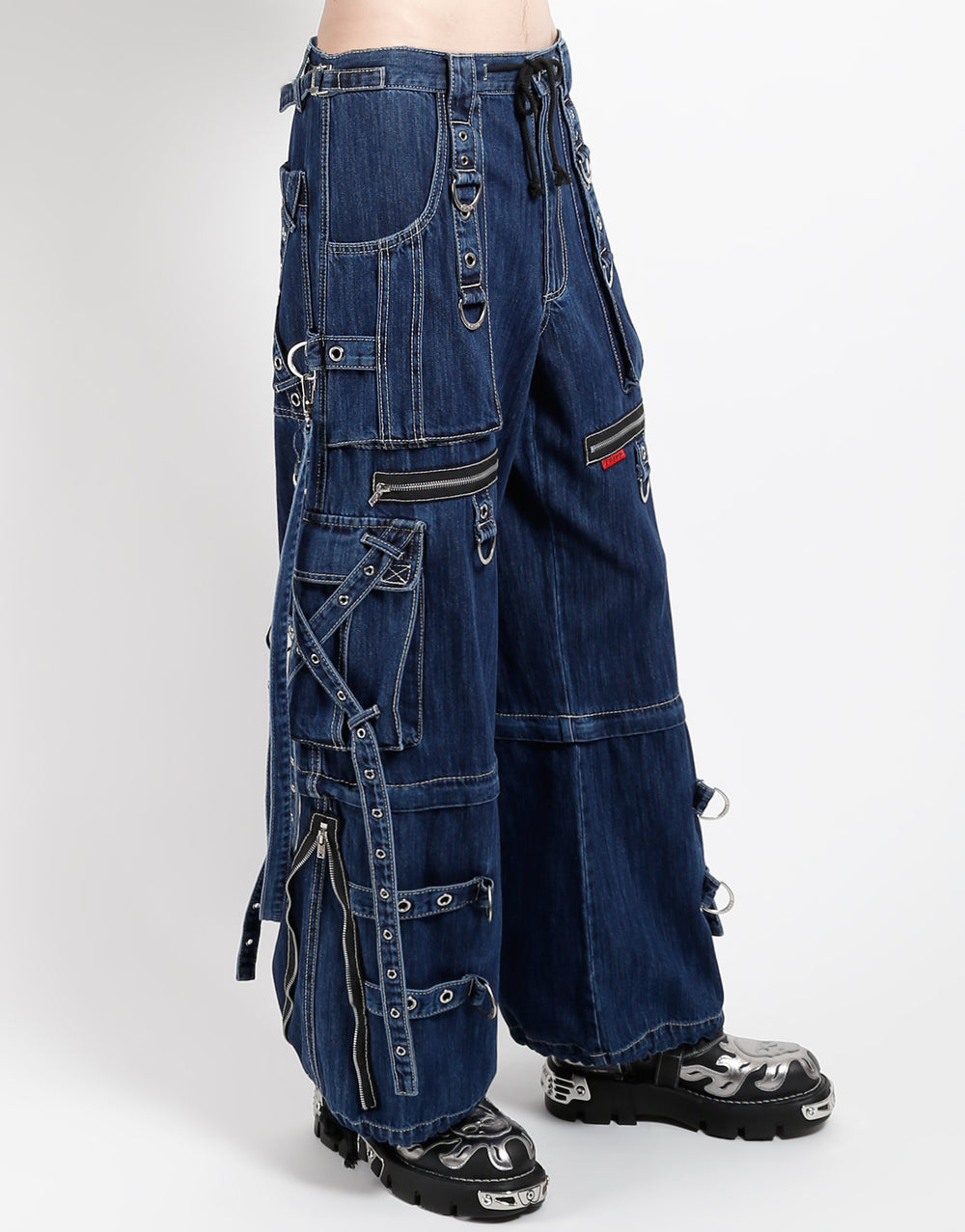 X-STRAP PANT BLUE DENIM