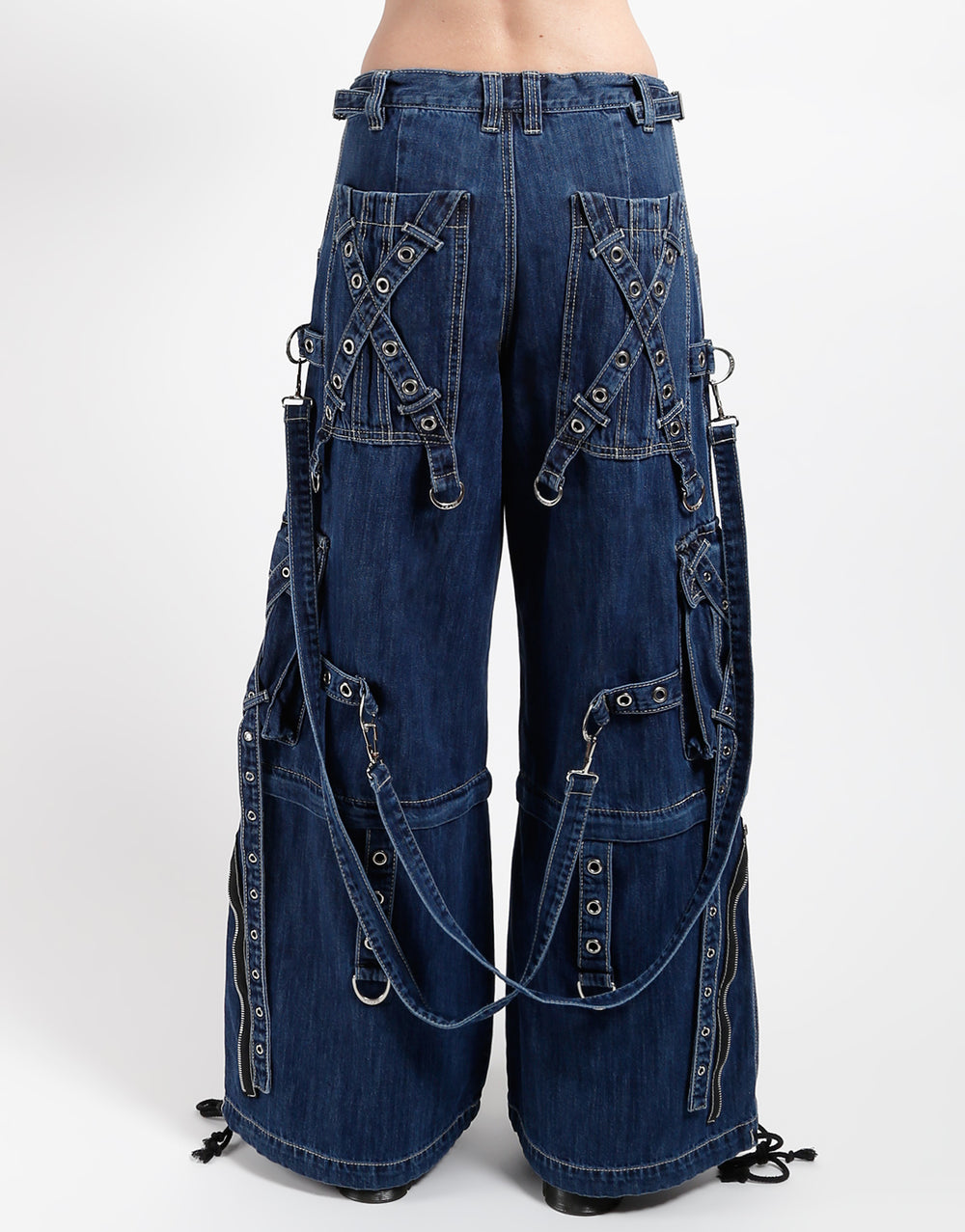 X-STRAP PANT BLUE DENIM