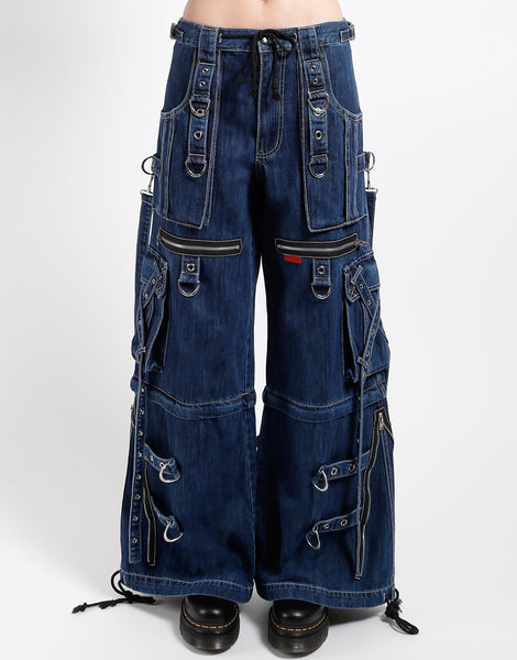 X-STRAP PANT BLUE DENIM – TRIPP NYC