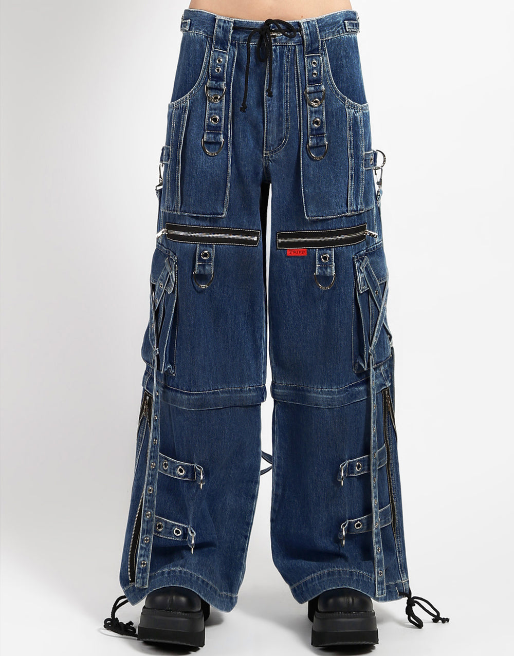 X-STRAP PANT BLUE DENIM