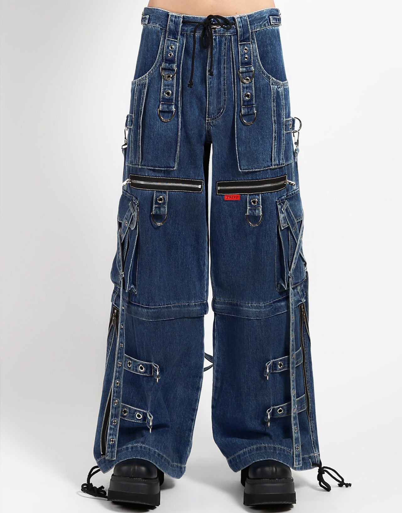 Tripp DENIM STRAP SHREDDER PANT INDIGO