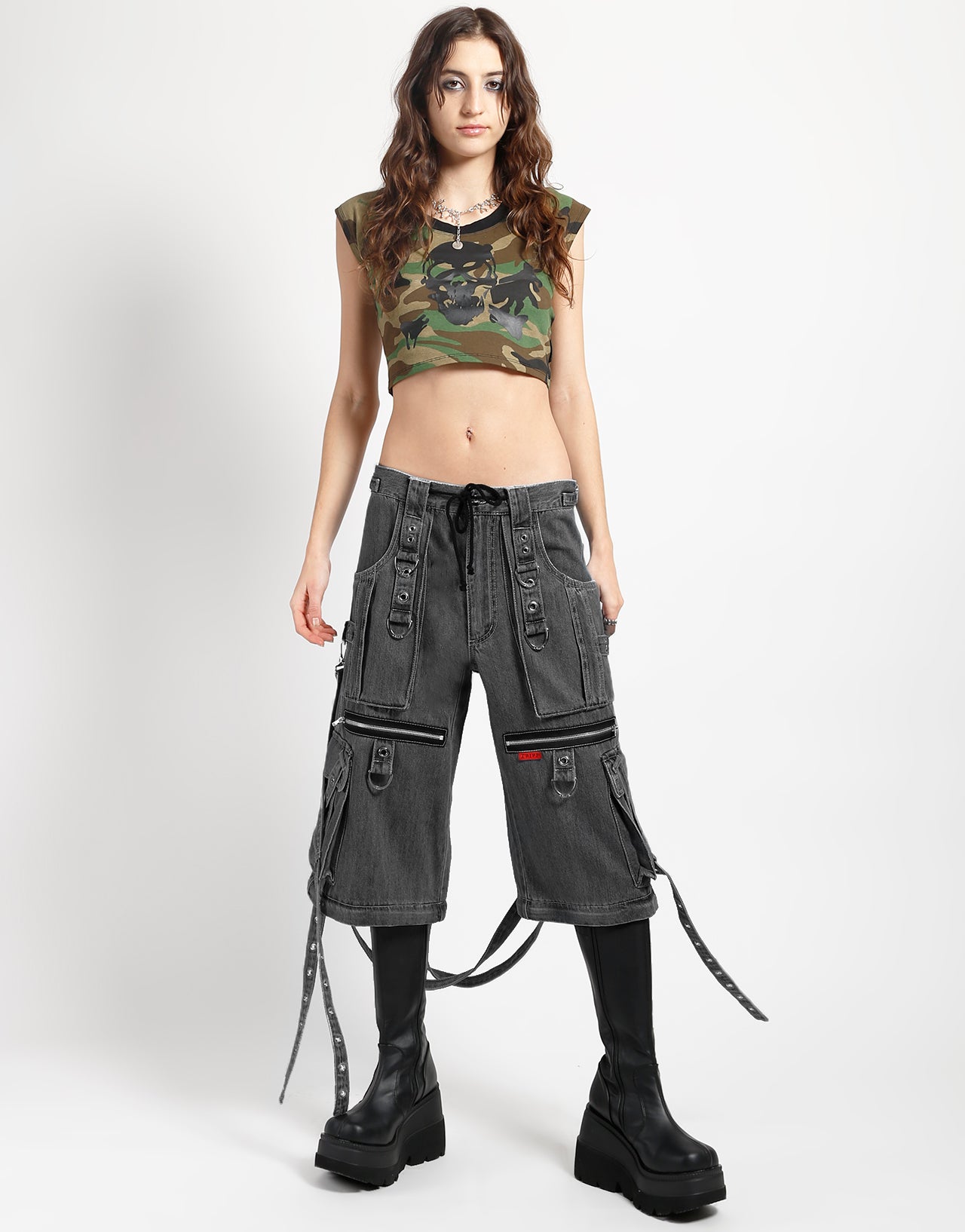 X-STRAP PANT BLACK DENIM – TRIPP NYC