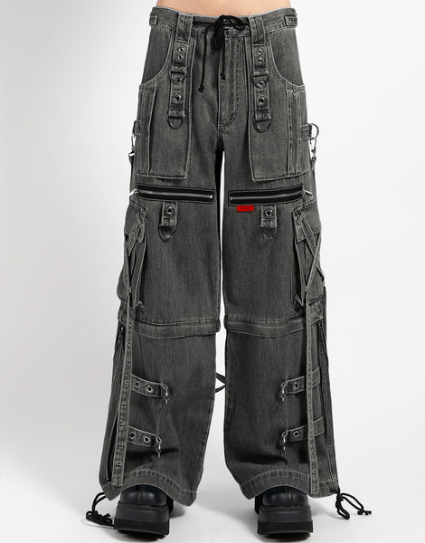 tripp nyc 2way エレクトロ パンツ　サブカル　グランジ　y2k Tripp NYC Rare Y2K Goth Rave Skate Grunge Pink Baggy Bondage Pants