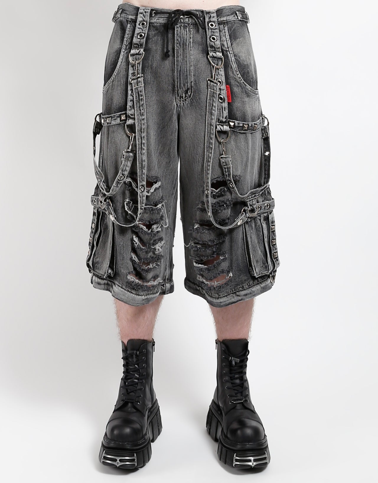 TRIPP NYC DENIM FULL FORCE PANTXSグレーswag Greyed Denim Power Street Pants by Tripp NYC at Amazon Men's