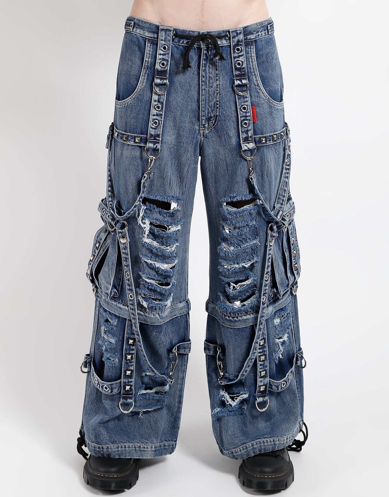 SHREDDER DENIM FULL FORCE PANT INDIGO FOG WASH – TRIPP NYC