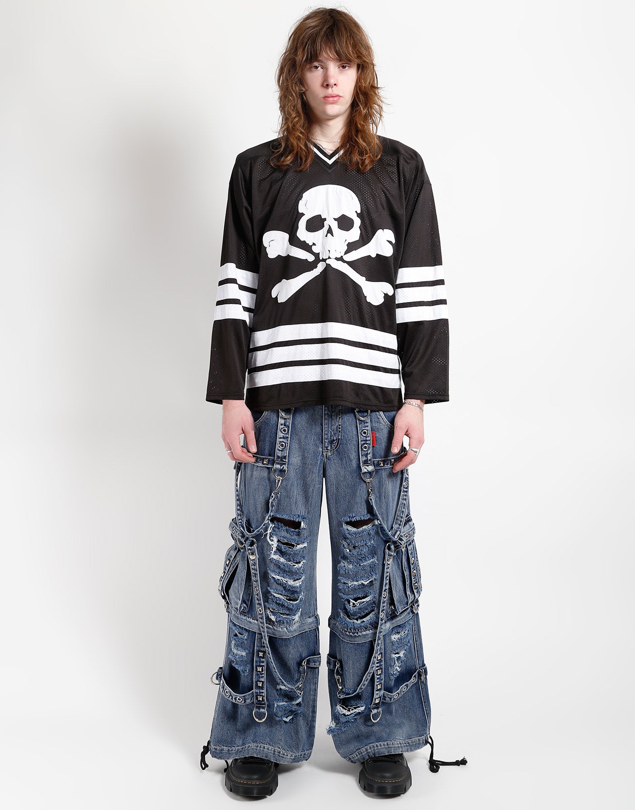 SHREDDER DENIM FULL FORCE PANT INDIGO FOG WASH