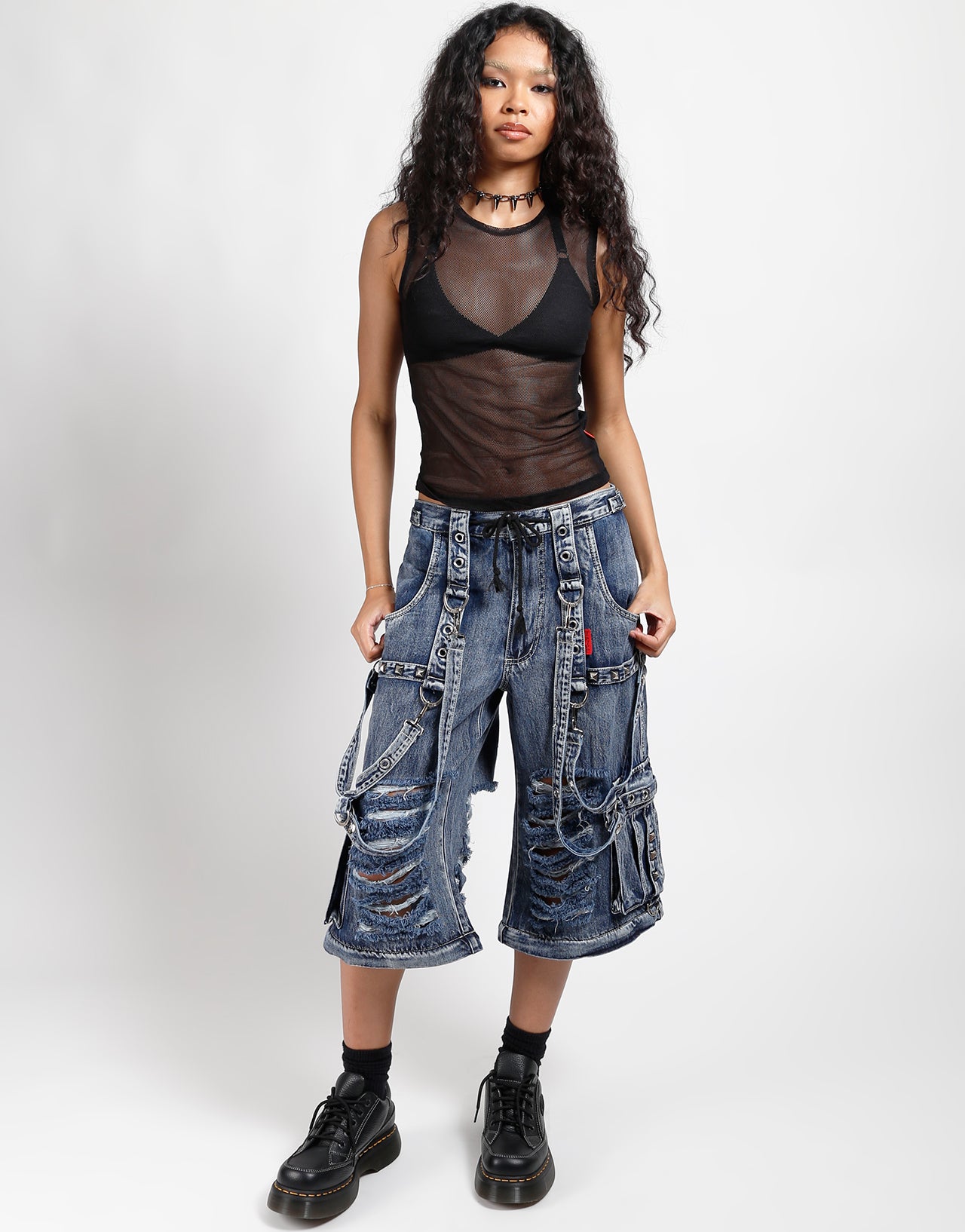 SHREDDER DENIM FULL FORCE PANT INDIGO FOG WASH – TRIPP NYC