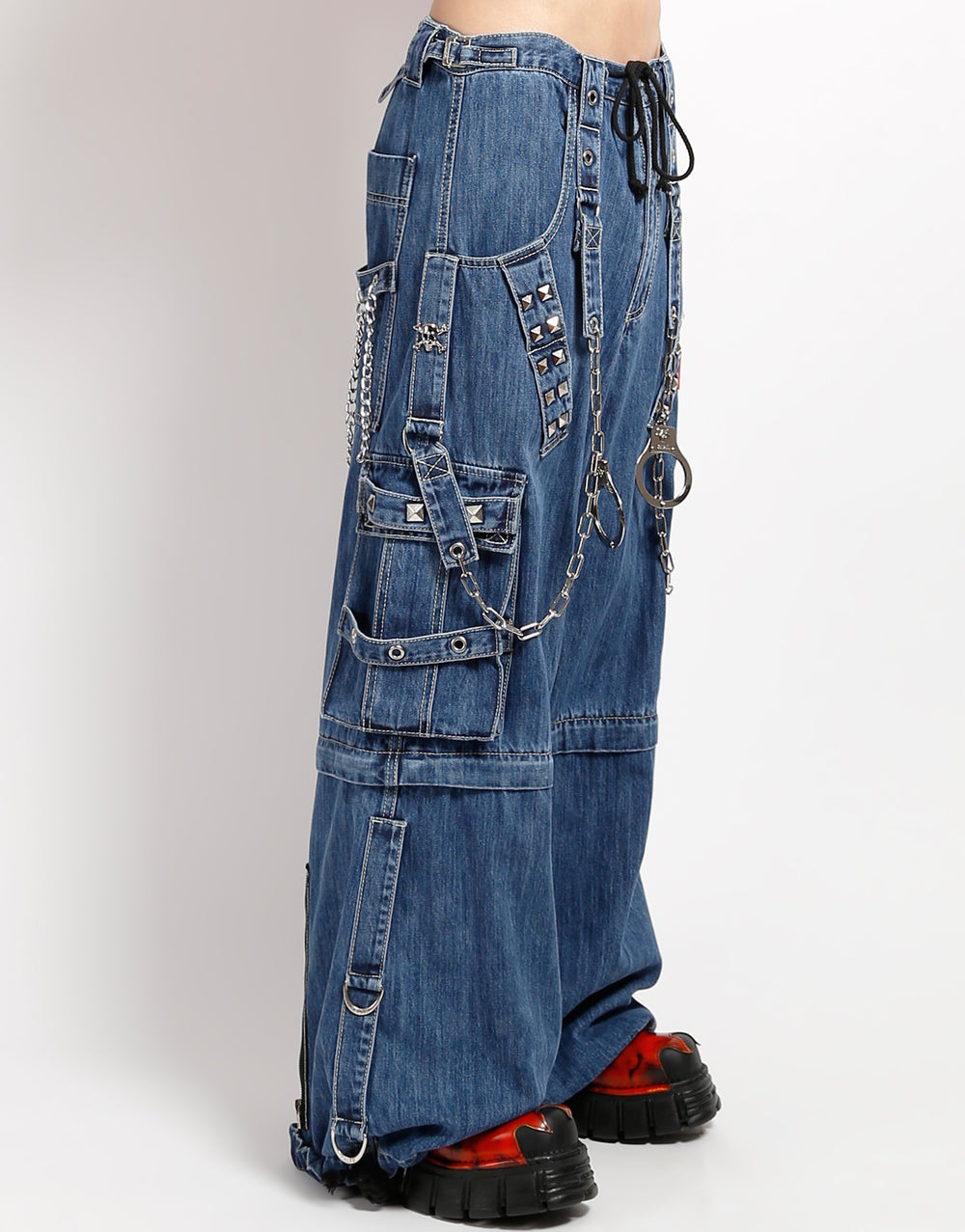 Tripp NYC X-Strap Pant Light Blue Denim