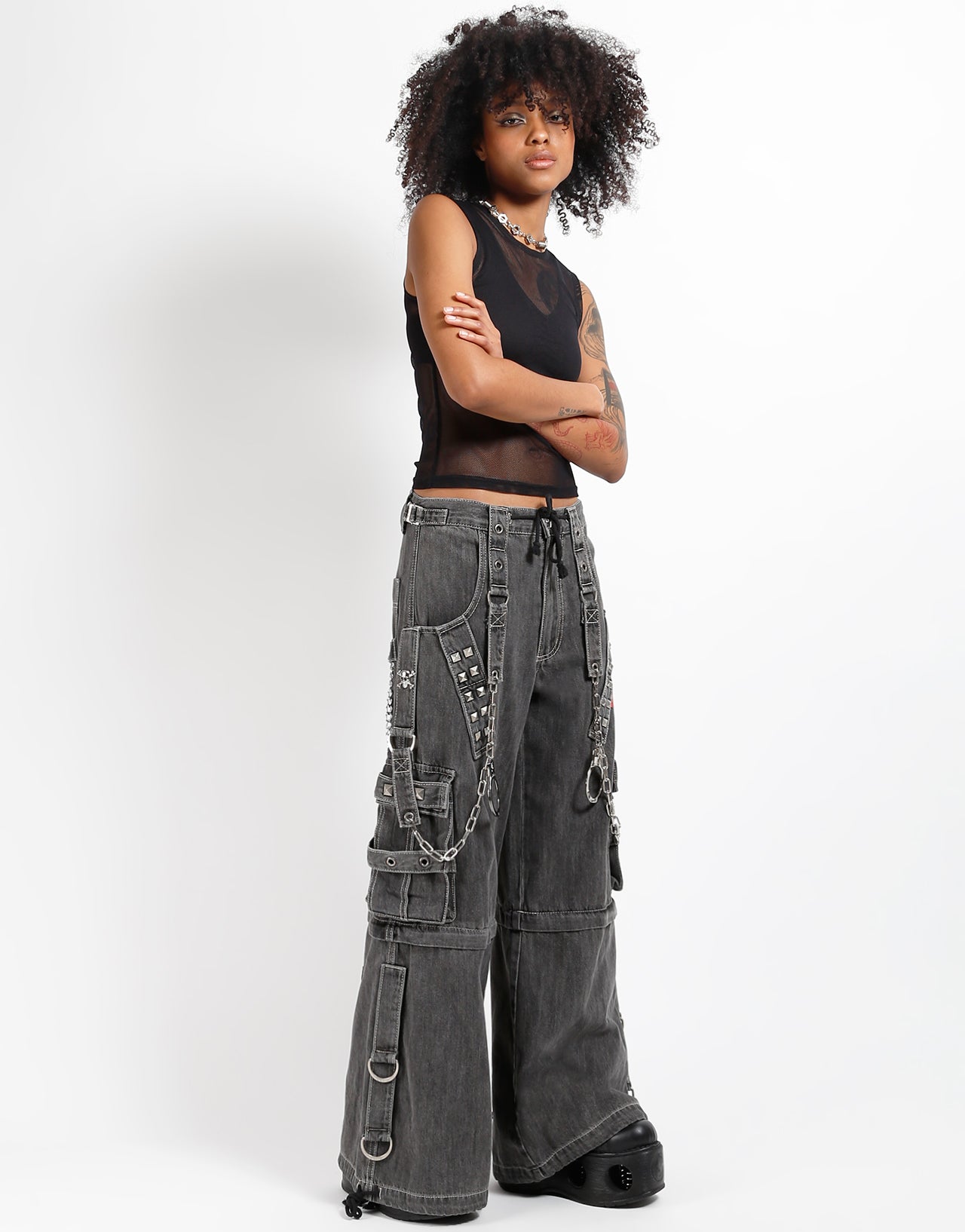 LOCK UP PANT LIGHT BLACK DENIM – TRIPP NYC