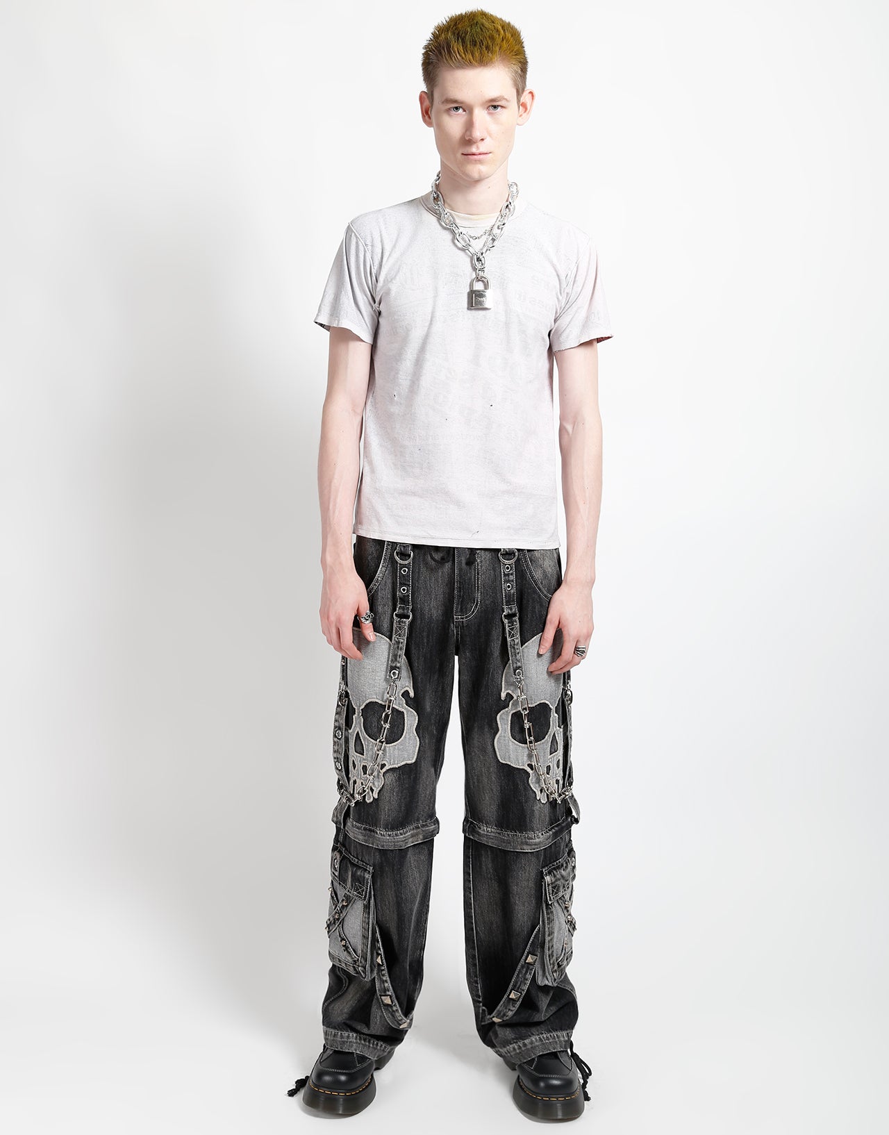 SCARE DARK STREET PANT FOG WASH BLACK DENIM