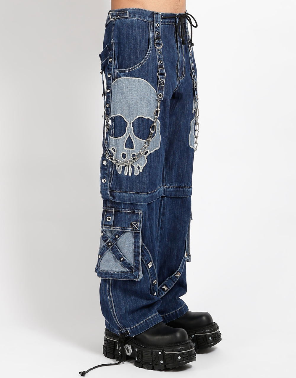 SCARE DARK STREET PANT BLUE DENIM