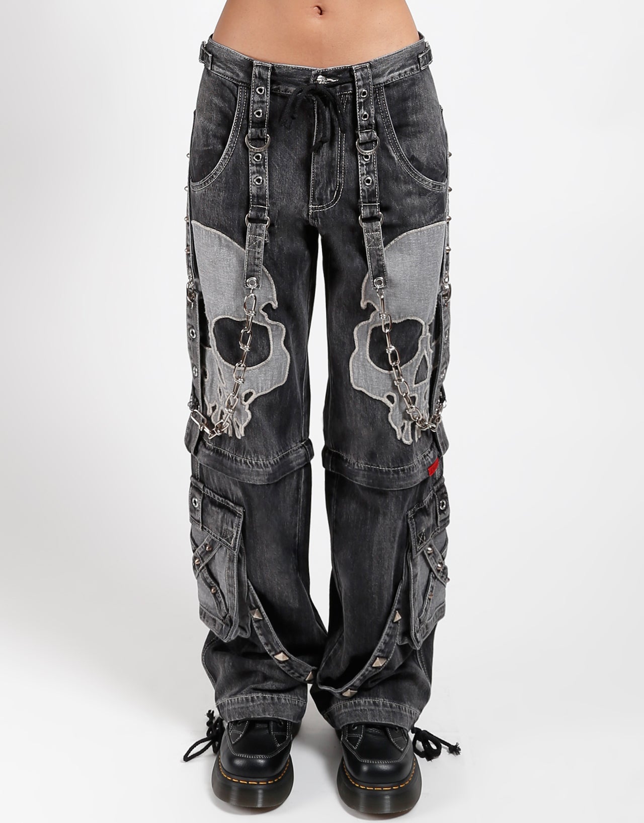 SCARE DARK STREET PANT FOG WASH BLACK DENIM