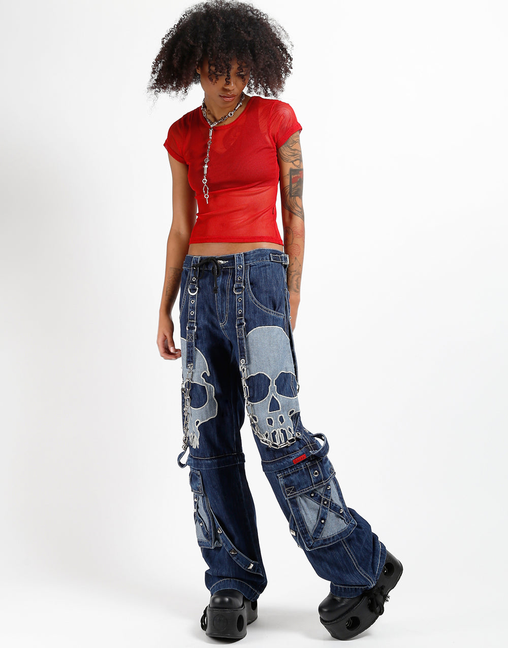 SCARE DARK STREET PANT BLUE DENIM