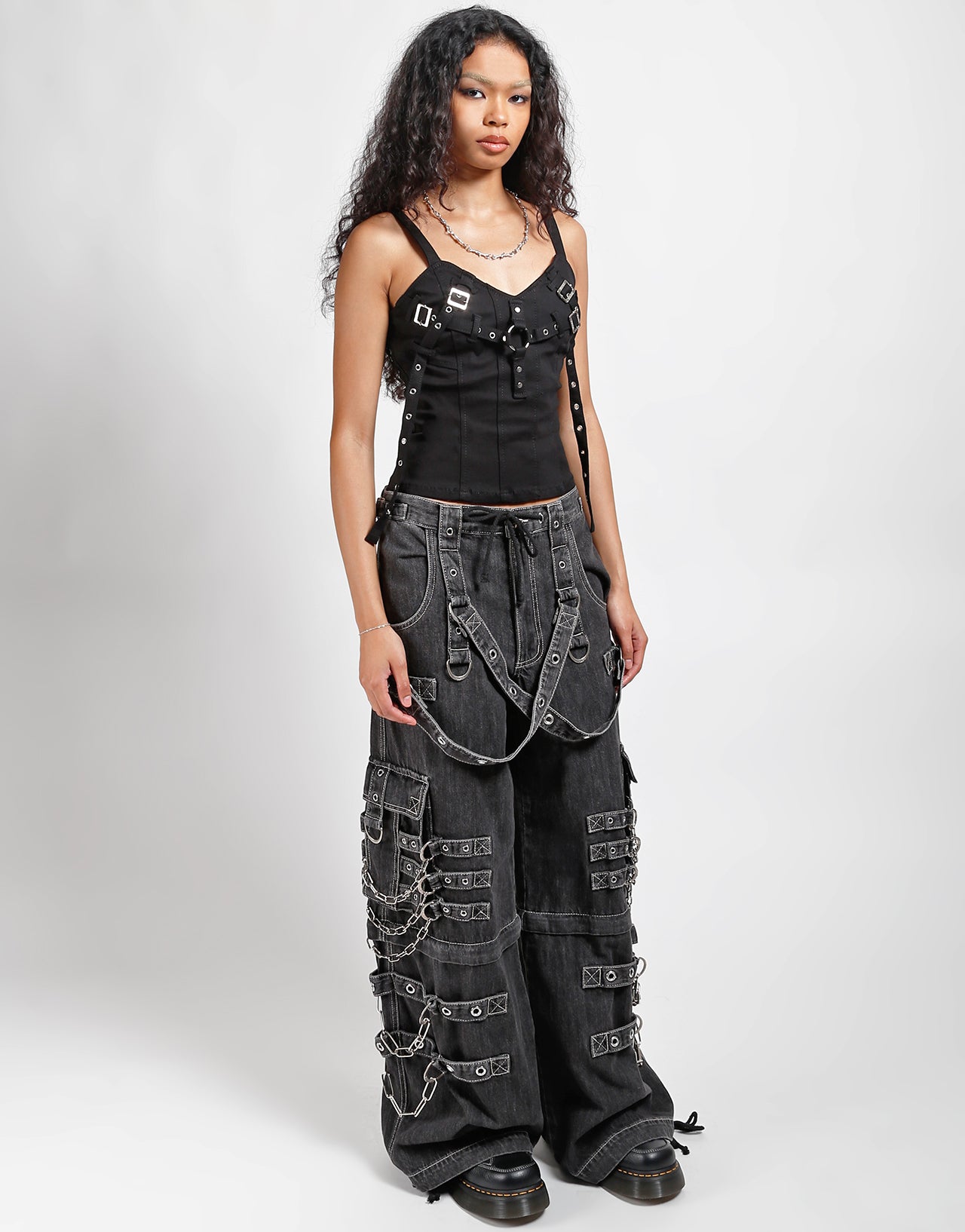 トップス DEVIL DEVIL SKULL BLACK DENIM – TRIPP NYC