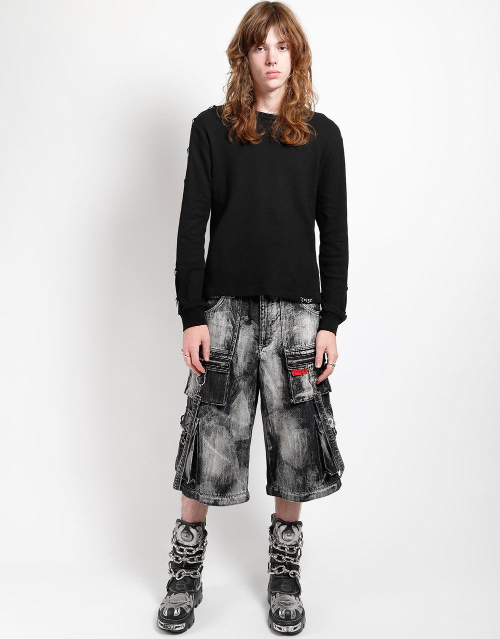 ZIP LOCK PANT CLOUD WASH BLACK DENIM