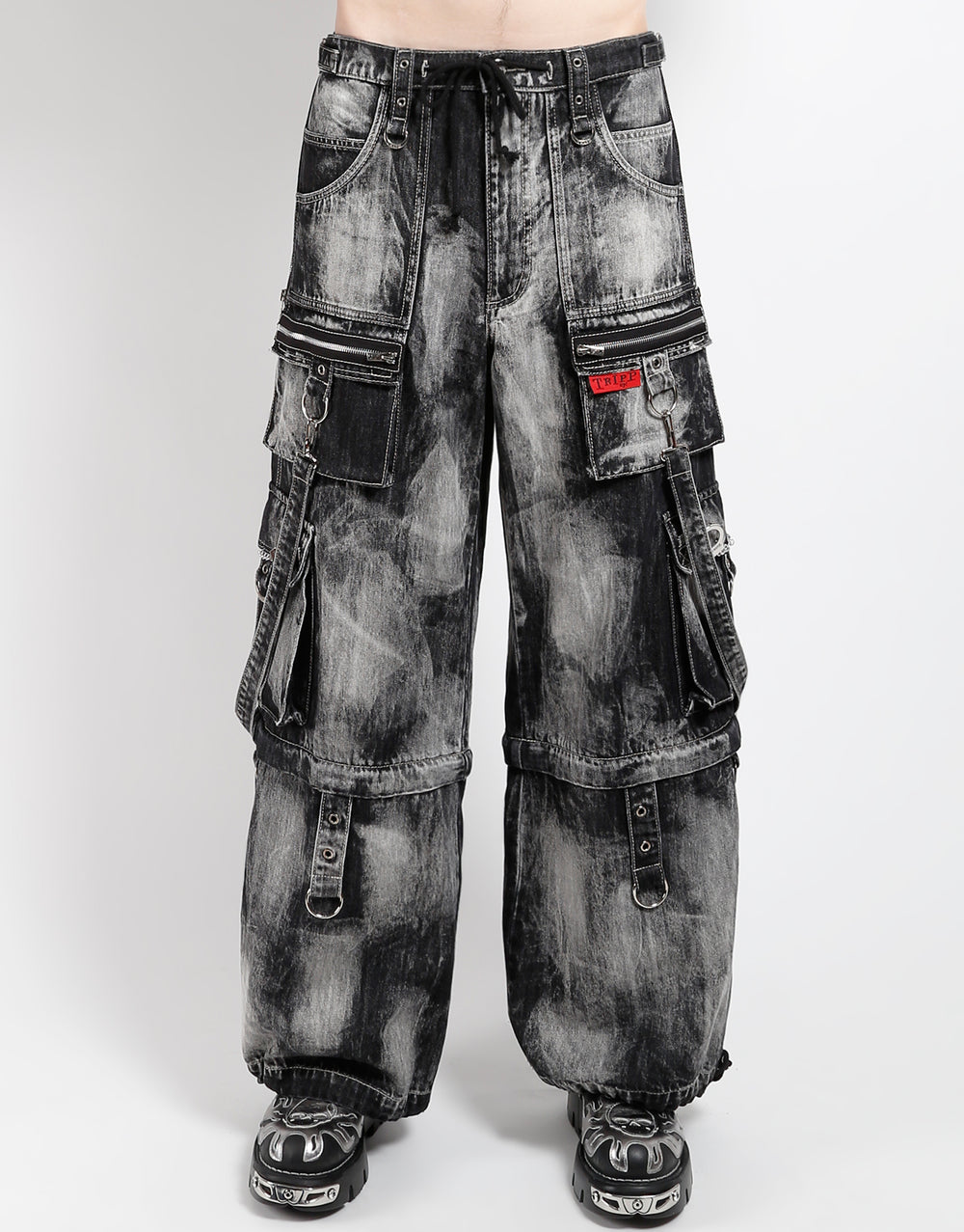 ZIP LOCK PANT CLOUD WASH BLACK DENIM