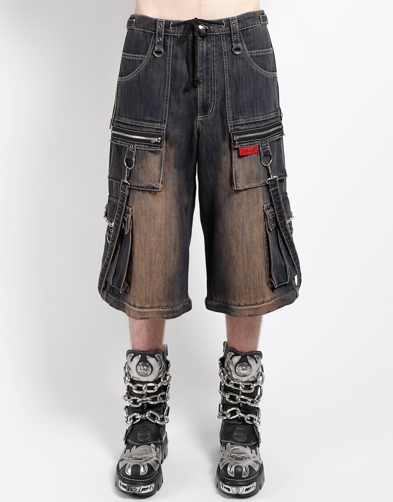 最終値下げnyxu Drawers jersey pants TRIPP NYC X DEATH NOTE - SCREEN ZIP TO ZIP PANTS