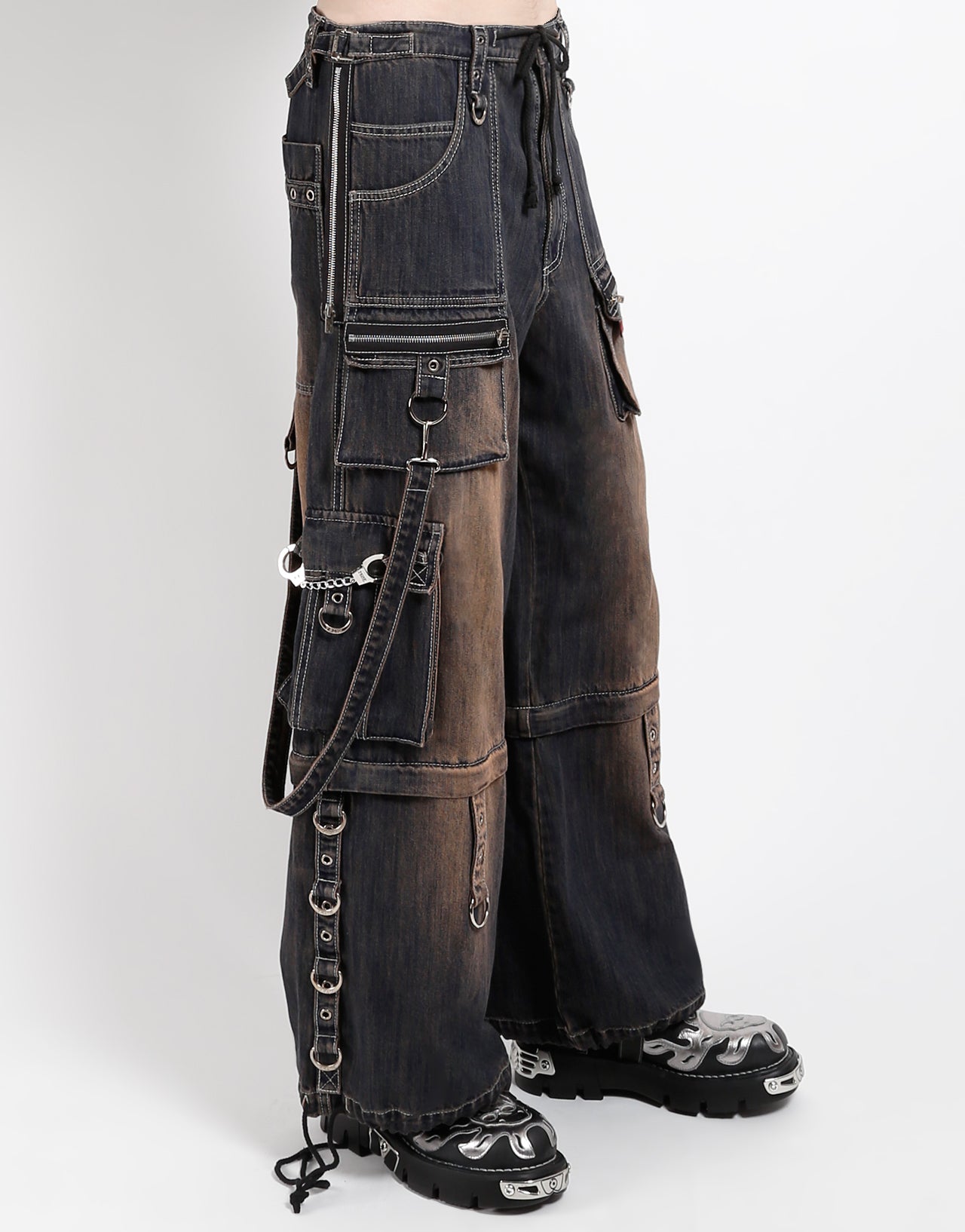 ZIP LOCK PANT DIRTY WASH BLUE DENIM – TRIPP NYC